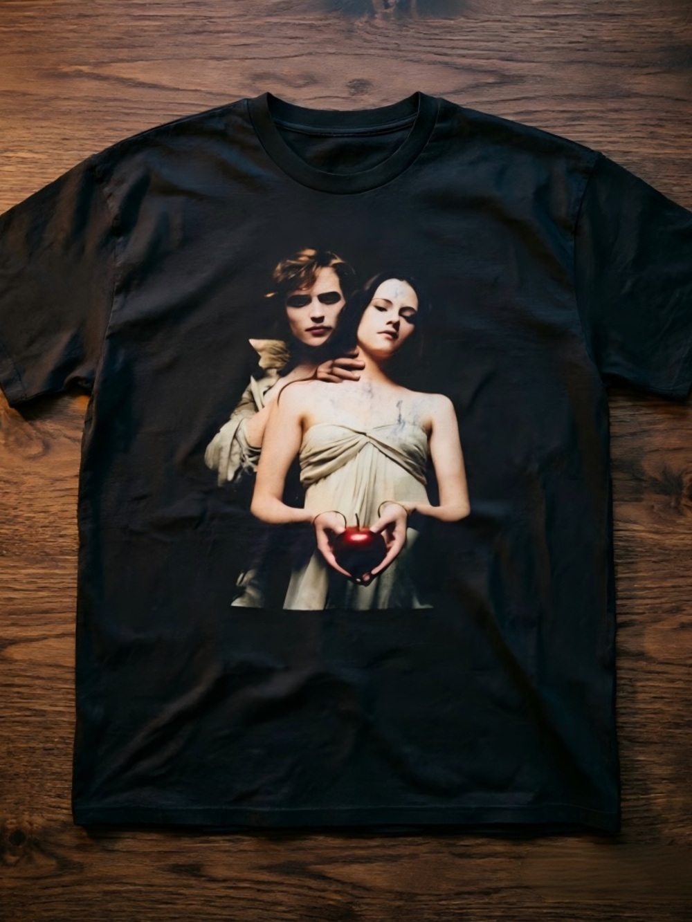 Black Edward and Bella graphic tee Women Men Unisex T-shirt